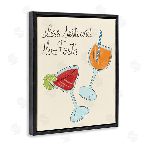 Stupell Industries Aralma | Less Siesta More Fiesta Drinks