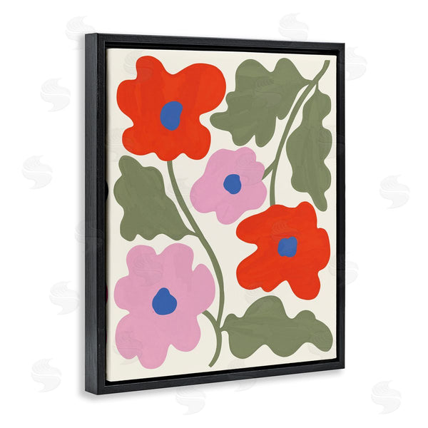 Stupell Industries Aralma | Red & Pink Bold Flowers Wall Art