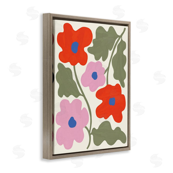 Stupell Industries Aralma | Red & Pink Bold Flowers Wall Art