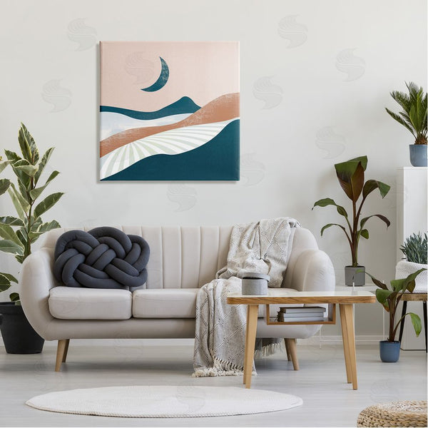 Stupell Industries Arctic Frame | Boho Desert Moon Landscape Wall Art