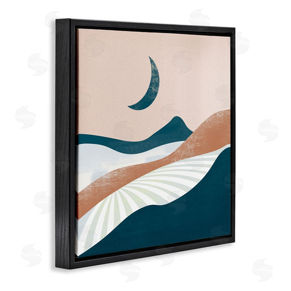 Stupell Industries Arctic Frame | Boho Desert Moon Landscape Wall Art