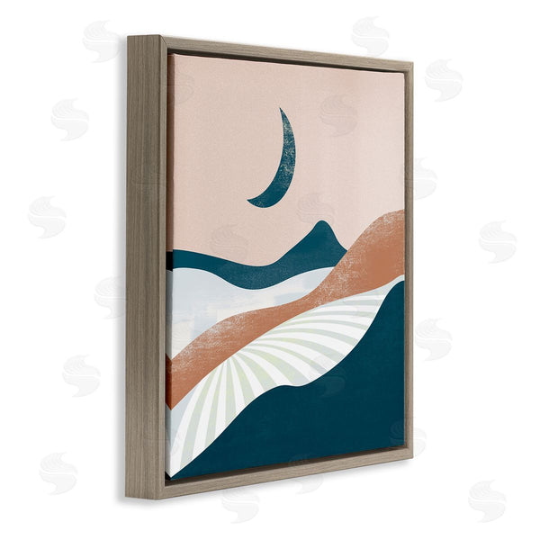 Stupell Industries Arctic Frame | Boho Desert Moon Landscape Wall Art
