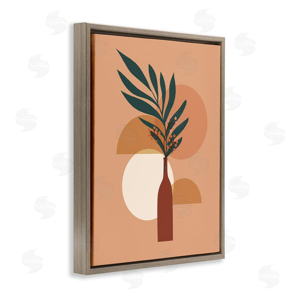 Stupell Industries Arctic Frame | Botanical Leaf & Shapes