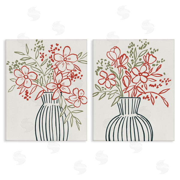 Stupell Industries Aria K. | Botanical Outline Simplicity