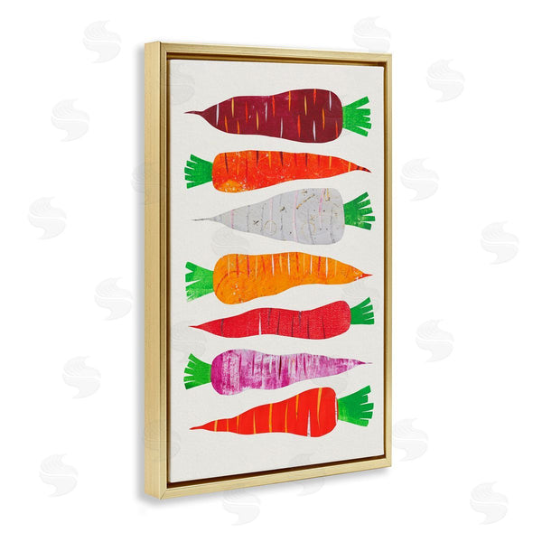 Stupell Industries Aribombari | Garden Vegetable Carrots