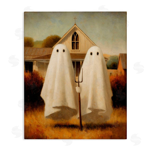 Stupell Industries Arlington Prints | American Gothic Ghosts Wall Art