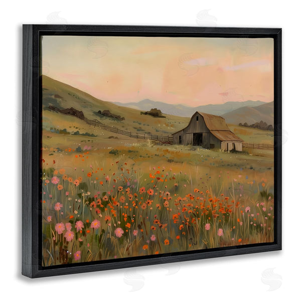 Stupell Industries Arlington Prints | Autumn Barn Pastoral View