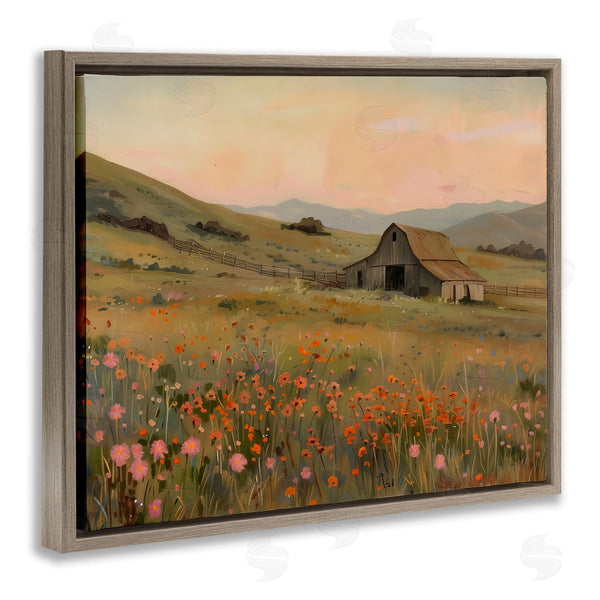 Stupell Industries Arlington Prints | Autumn Barn Pastoral View