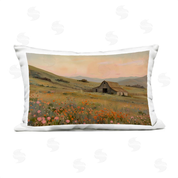 Stupell Industries Arlington Prints | Autumn Barn Pastoral View Printed Throw Pillow
