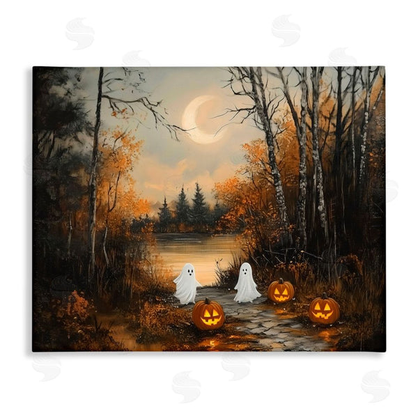 stupell industries Arlington Prints | Autumn Ghosts at Lake Wall Art