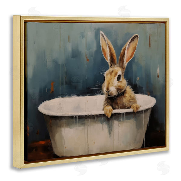 Stupell Industries Arlington Prints | Baby Bunny In Tub