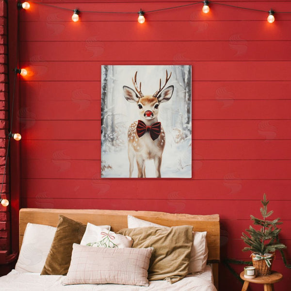 Stupell Industries Arlington Prints | Baby Reindeer With Red Nose Wall Art
