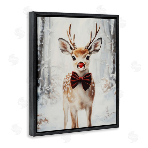 Stupell Industries Arlington Prints | Baby Reindeer With Red Nose Wall Art