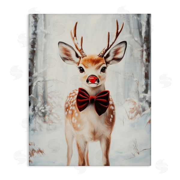 stupell industries Arlington Prints | Baby Reindeer with Red Nose Wall Art