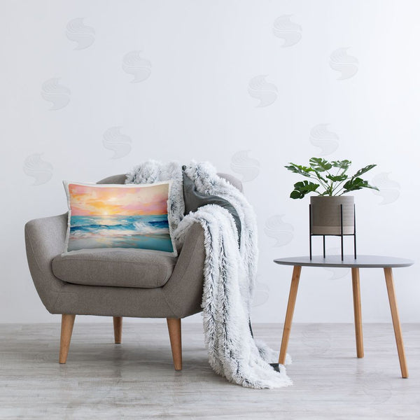 Stupell Industries Arlington Prints | Beach Waves Bright Sunset