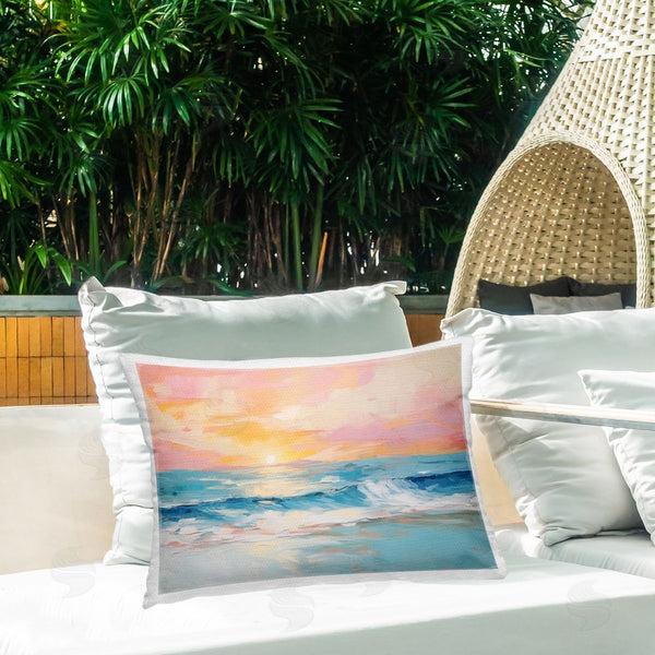 Stupell Industries Arlington Prints | Beach Waves Bright Sunset