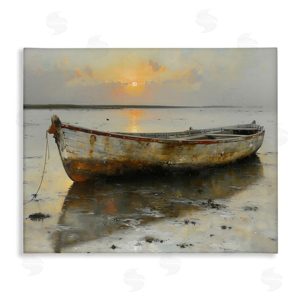stupell industries Arlington Prints | Beached Boat at Sunset