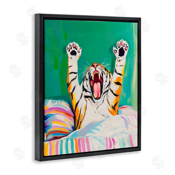 Stupell Industries Arlington Prints | Big Tiger Morning Yawn
