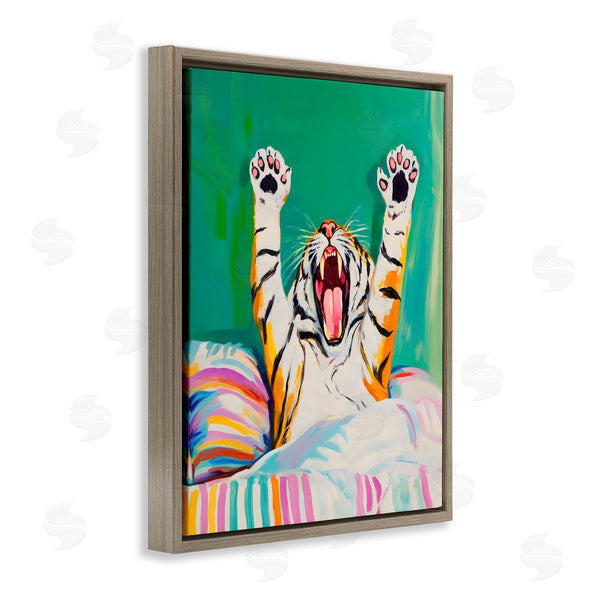 Stupell Industries Arlington Prints | Big Tiger Morning Yawn