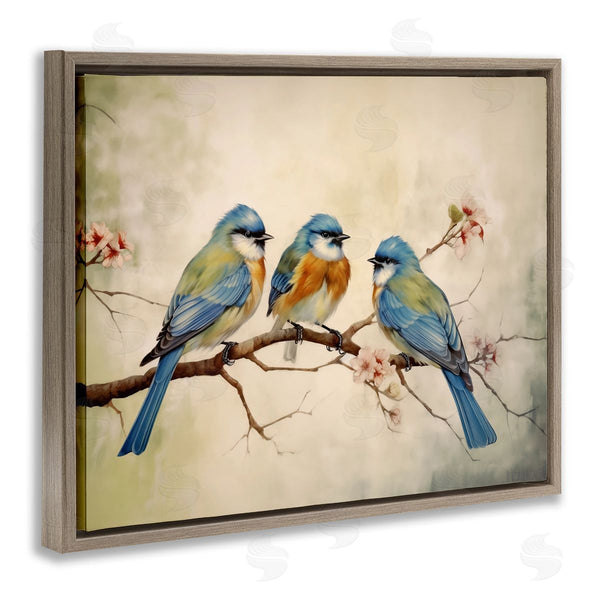 Stupell Industries Arlington Prints | Bird Trio On Branch