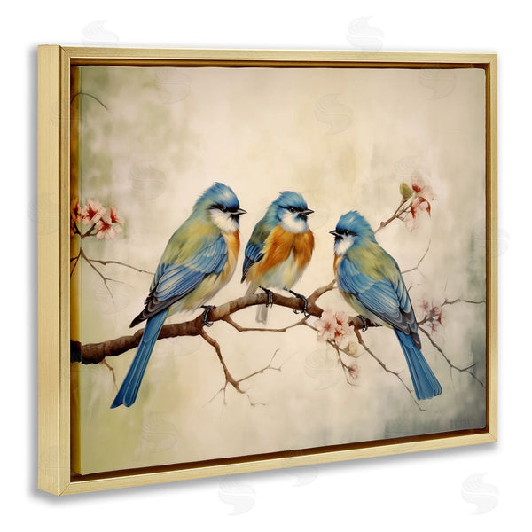 Stupell Industries Arlington Prints | Bird Trio On Branch