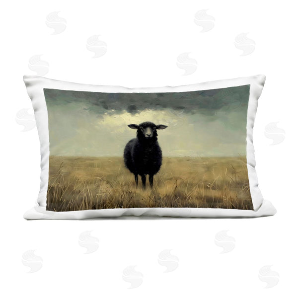 Stupell Industries Arlington Prints | Black Sheep In Field Printed Throw Pillow