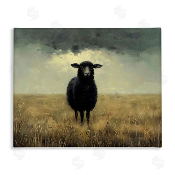 stupell industries Arlington Prints | Black Sheep in Field