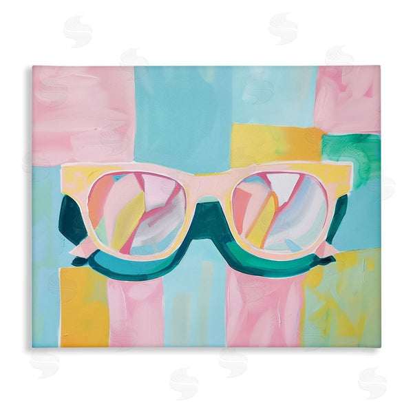 stupell industries Arlington Prints | Blocked Pastels & Sunglasses