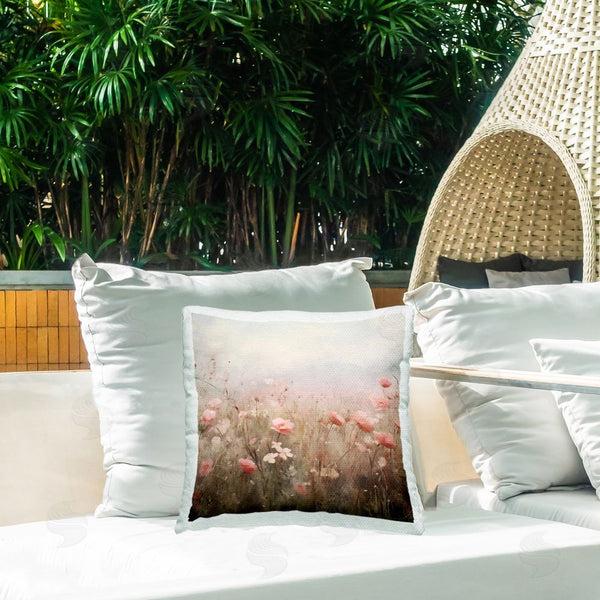 Stupell Industries Arlington Prints | Blooming Pink Meadow Flowers Printed Throw Pillow