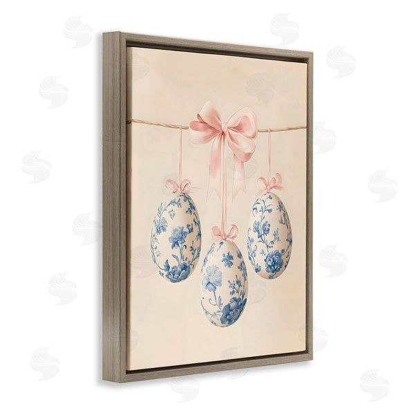 Stupell Industries Arlington Prints | Blue Floral Coquette Easter Eggs