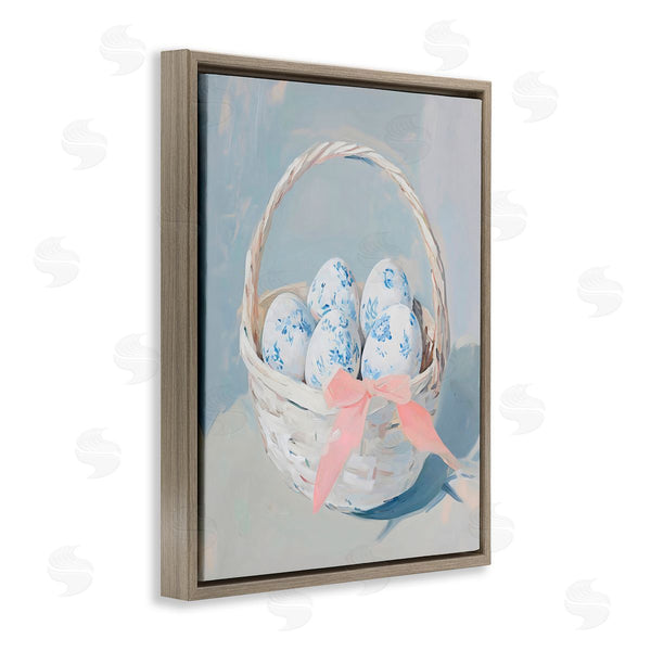 Stupell Industries Arlington Prints | Blue Floral Egg Basket