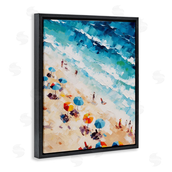 Stupell Industries Arlington Prints | Bold Beachgoers Hues