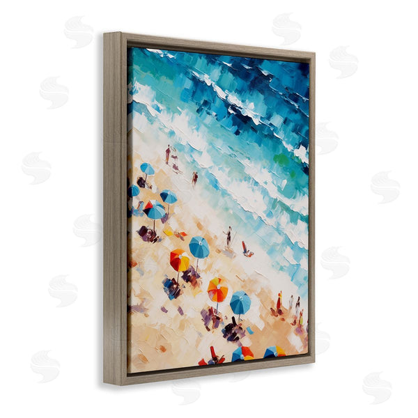 Stupell Industries Arlington Prints | Bold Beachgoers Hues