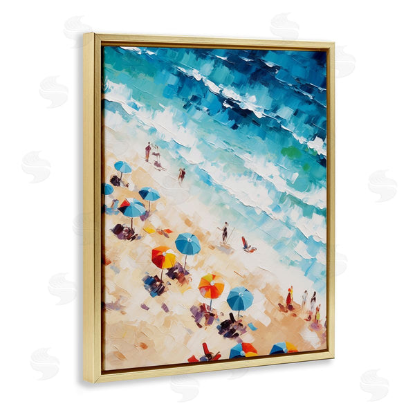 Stupell Industries Arlington Prints | Bold Beachgoers Hues