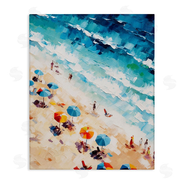 stupell industries Arlington Prints | Bold Beachgoers Hues