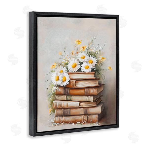 Stupell Industries Arlington Prints | Book Stack With Daisies