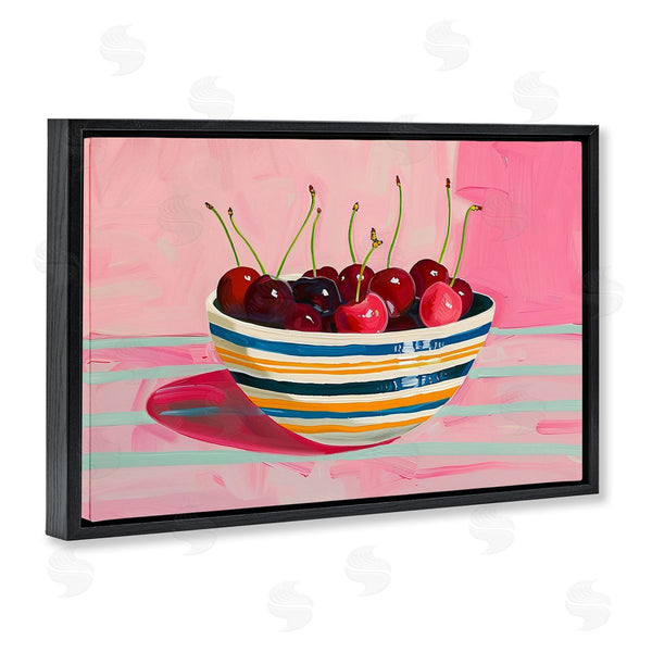 Stupell Industries Arlington Prints | Bowl Of Cherries On Pink