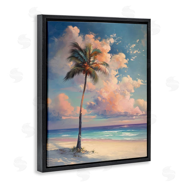 Stupell Industries Arlington Prints | Bright Hued Beach Palm
