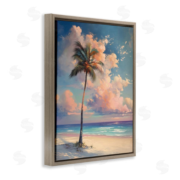 Stupell Industries Arlington Prints | Bright Hued Beach Palm