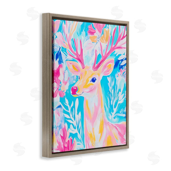 Stupell Industries Arlington Prints | Bright Pastel Deer Wall Art