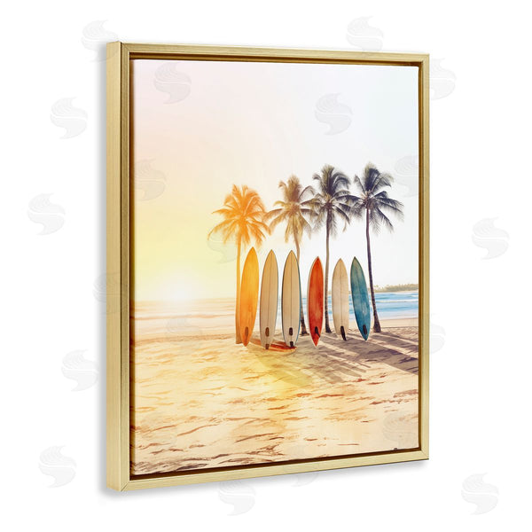 Stupell Industries Arlington Prints | Brightly Hued Surfboards