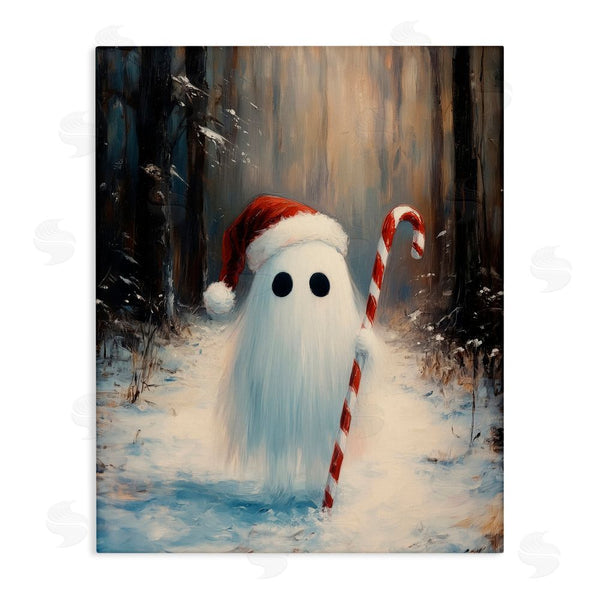stupell industries Arlington Prints | Candy Cane Forest Ghost Wall Art