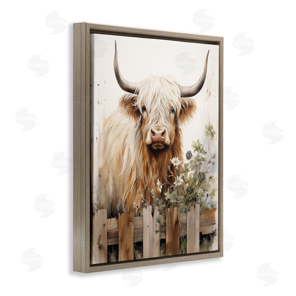 Stupell Industries Arlington Prints | Cattle & Garden Fence