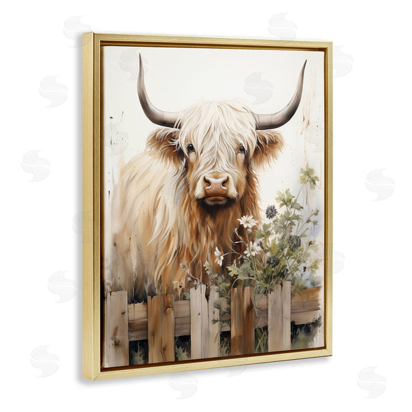Stupell Industries Arlington Prints | Cattle & Garden Fence