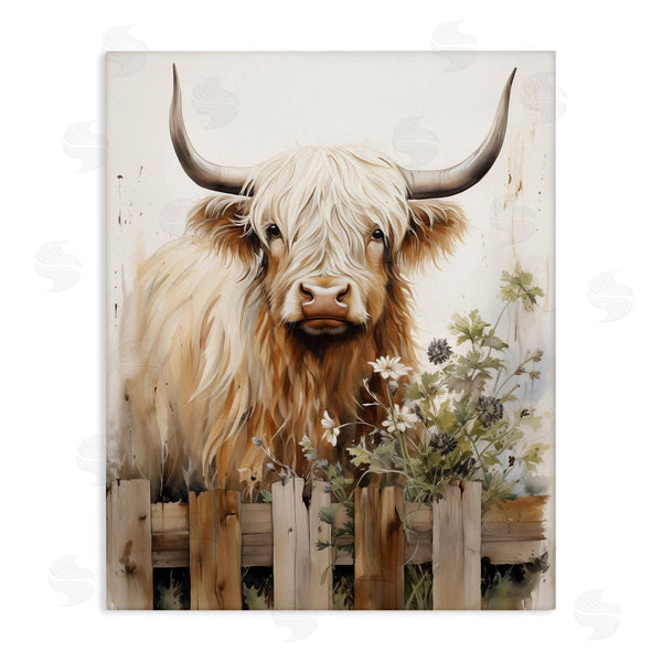 stupell industries Arlington Prints | Cattle & Garden Fence