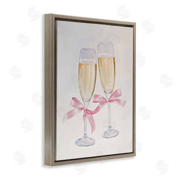 Stupell Industries Arlington Prints | Chic Bow Champagne Glasses