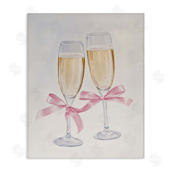 stupell industries Arlington Prints | Chic Bow Champagne Glasses