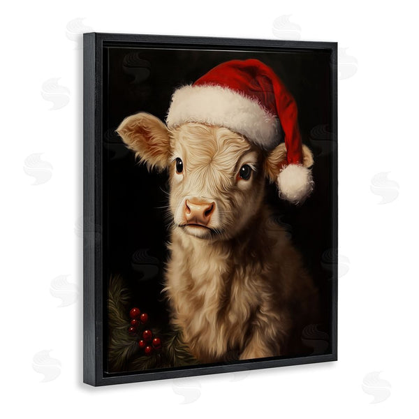 Stupell Industries Arlington Prints | Christmas Hat Highland Cow Wall Art