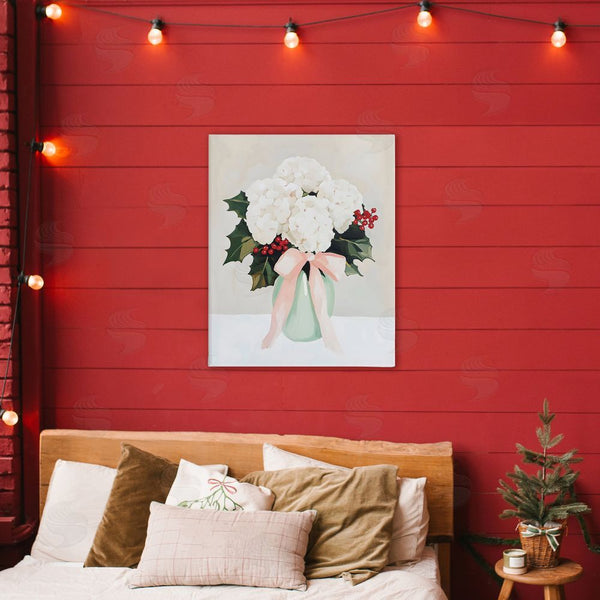 Stupell Industries Arlington Prints | Christmas Hydrangea Blooms Wall Art