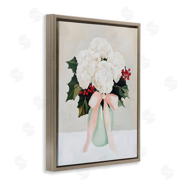 Stupell Industries Arlington Prints | Christmas Hydrangea Blooms Wall Art